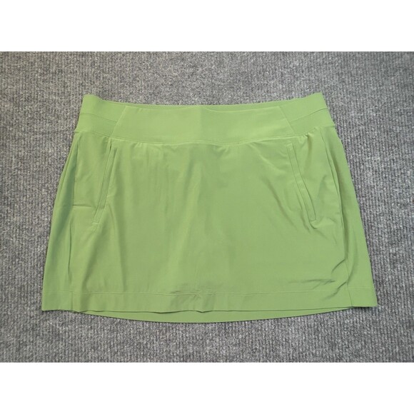 Athleta Dresses & Skirts - Athleta Brooklyn Women Plus Size 22 Stretch Mid Rise Skort 16” Green NEW